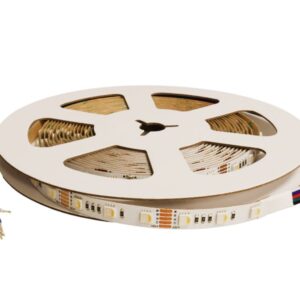 Luxlite Flexible RGBW LED 12V 12W Strip Light - 5m Length, 10mm Width